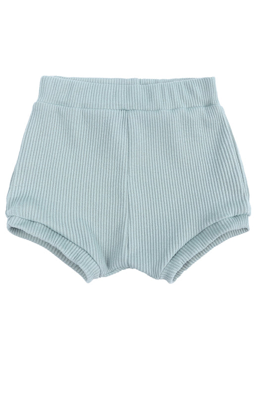 Children's Threaded Cotton Short Sleeve Shorts Home Set