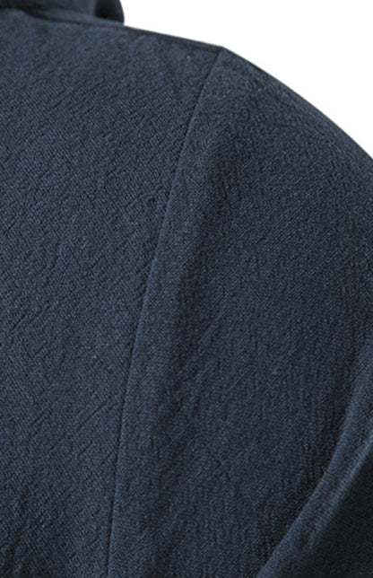 Men's Spring/Summer Fashion Solid Color Hooded Short Sleeve T-Shirt Top
