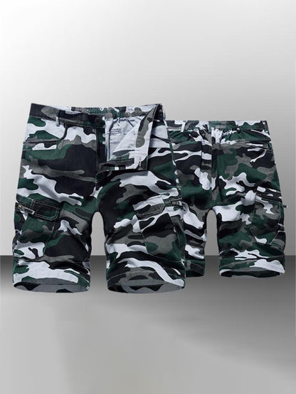 Men's Camouflage Print Cargo Shorts